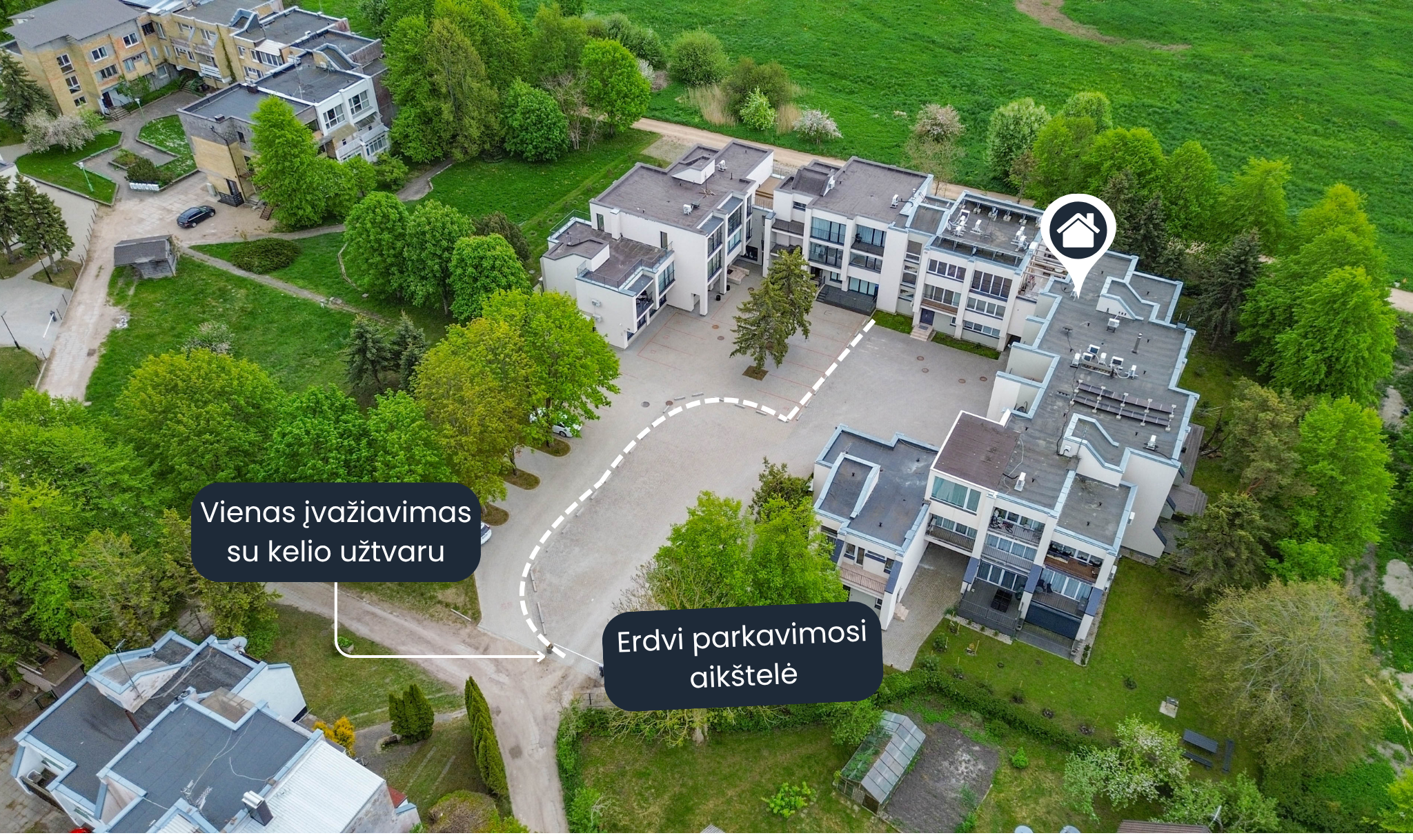 2 kambarių butas – Palanga, Šventoji, Mokyklos g.