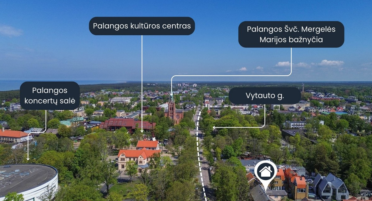 Istorinis kultūros paveldo objektas Palangos centre